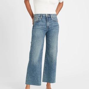 Banana Republic I High-Rise Wide-Leg Cropped Jean